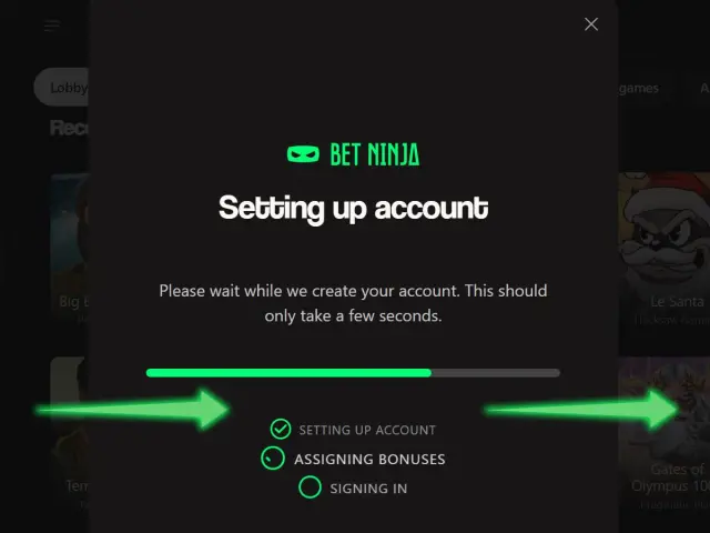 Betninja Screen 5