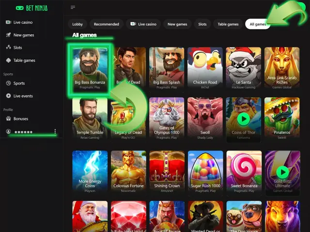 Betninja Screen 7